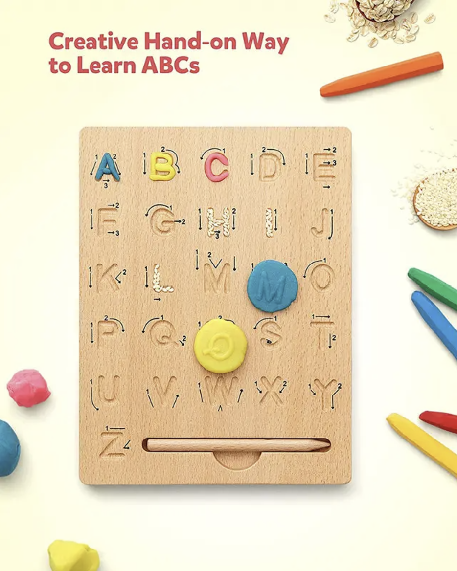 Alphabet Tracing Board (Wooden)